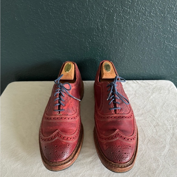 Allen Edmonds Ridgeway Red Wingtip Oxfords - Picture 2 of 7